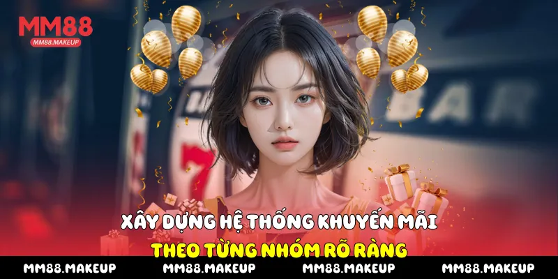 Xây dựng hệ thống khuyến mãi theo từng nhóm rõ ràng